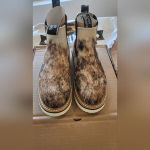 Animal Print Fur Boots